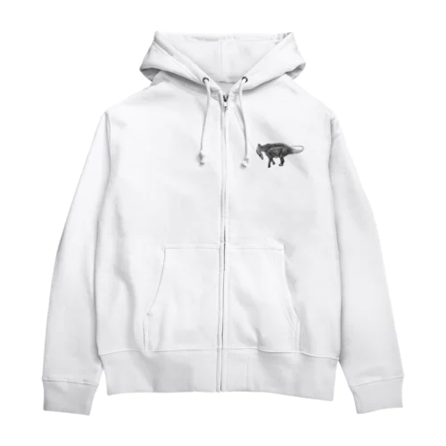 Amargasaurus（白黒） Zip Hoodie