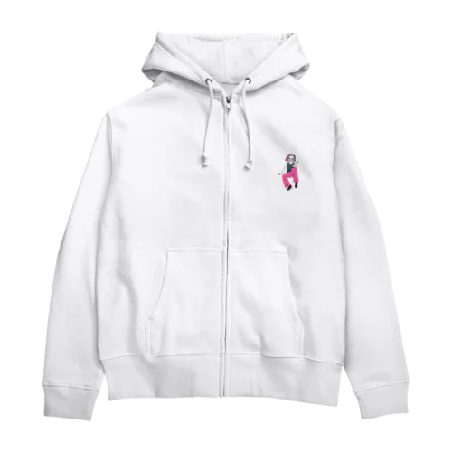 Fighting Girl Zip Hoodie