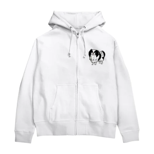 狆 Zip Hoodie