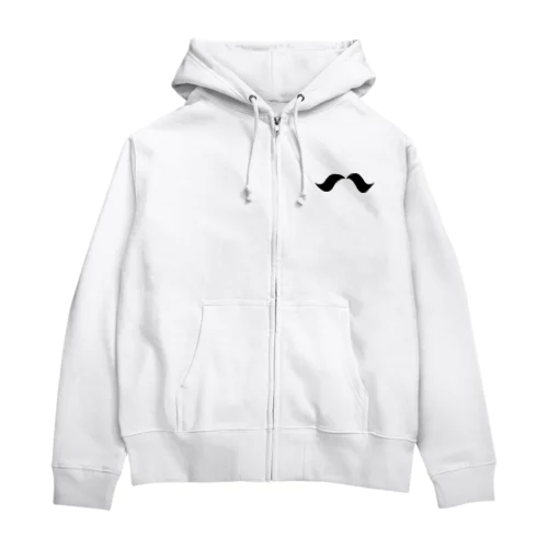 ヒゲ Zip Hoodie