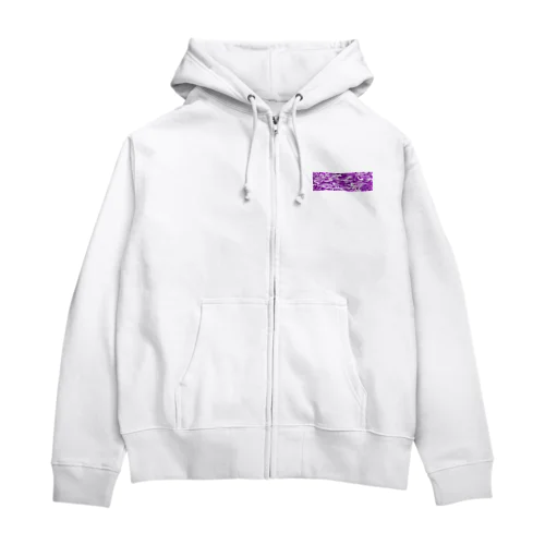 purple marble slim パープルマーブルスリム Zip Hoodie