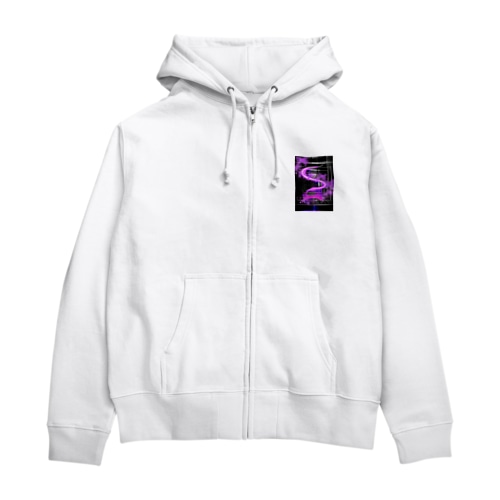 シンプルな蝶🦋 Zip Hoodie