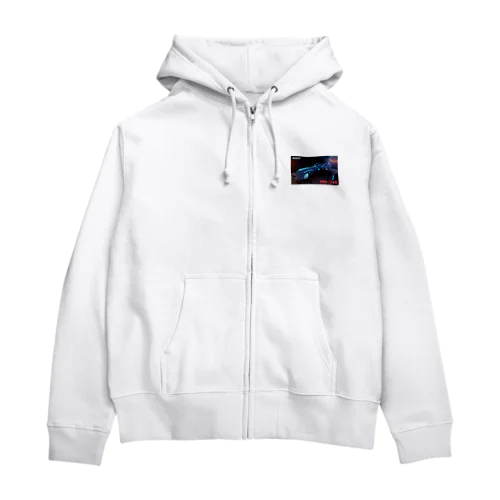 VECTROS Tshirt Zip Hoodie