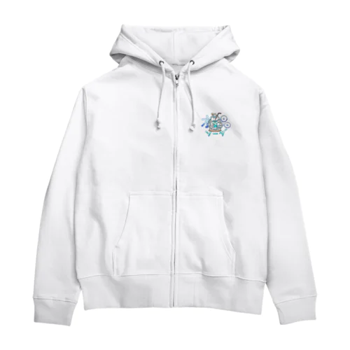 水晶ソーダ Zip Hoodie