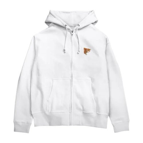 ひょっこり猫 Zip Hoodie