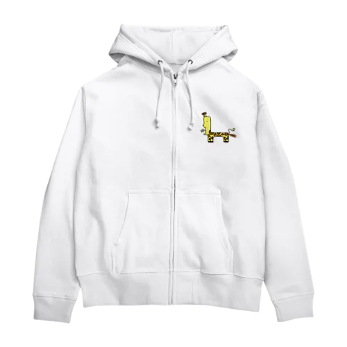 だっぷんフレンズ　きりんさん（キリン） Zip Hoodie