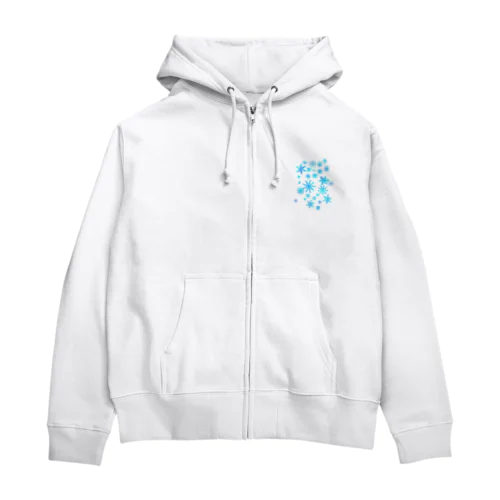 雪 Zip Hoodie