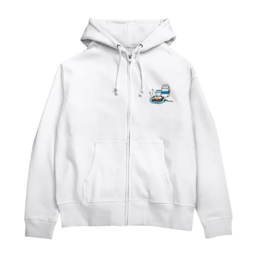 Breakfast Zip Hoodie