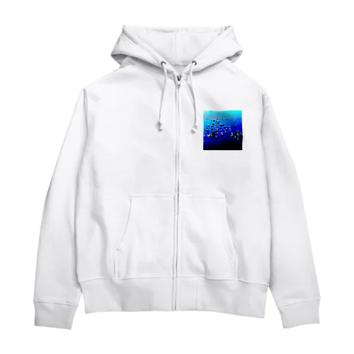 白鷺オセロ Zip Hoodie