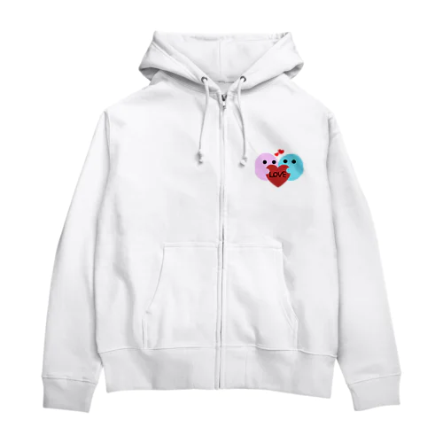 ふーちゃんとわーちゃん Zip Hoodie