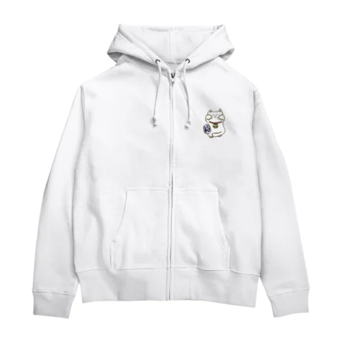 美照の招きねこ　福にゃん Zip Hoodie