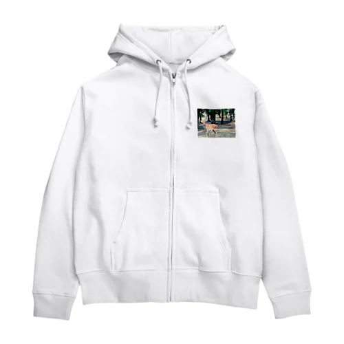 奈良の鹿ちゃん🦌 Zip Hoodie