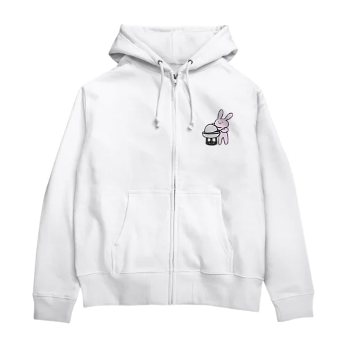 物騒うさぎ【デーモンコア】 Zip Hoodie