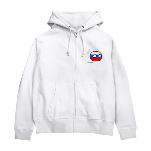 ろしあ（Russia） Zip Hoodie