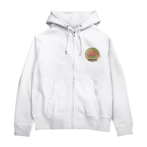 たくたさんのクランウェルツノガエル Zip Hoodie