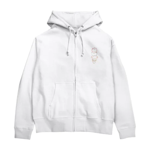 あにまるあいす nks Zip Hoodie