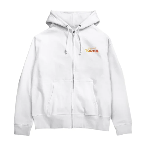 TODOQロゴ グラデーション Zip Hoodie