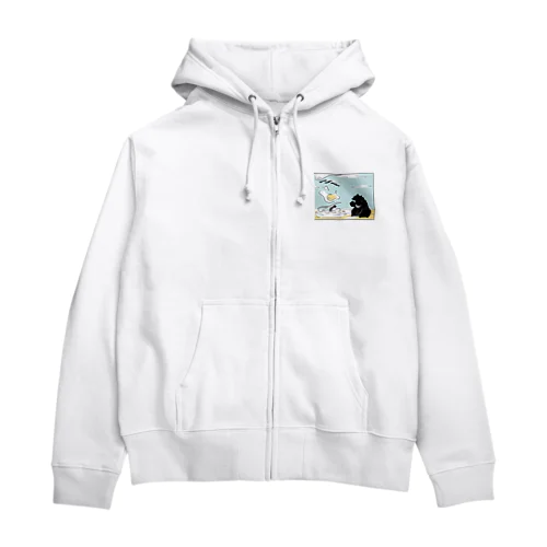 バーガーの降る昼 Zip Hoodie