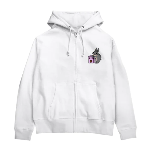 わくわくうさぎ Zip Hoodie