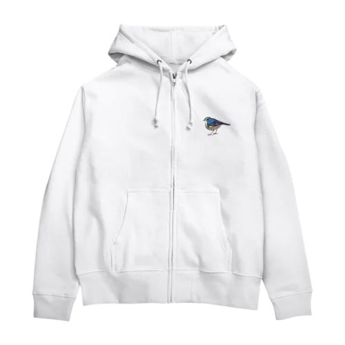 ルリビタキちゃん、 Zip Hoodie