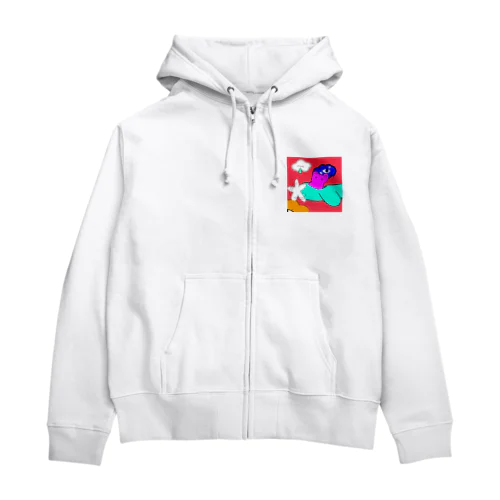 くまのそら Zip Hoodie