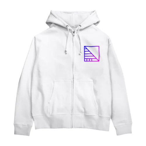 島本ロゴ　グラデーション1 Zip Hoodie