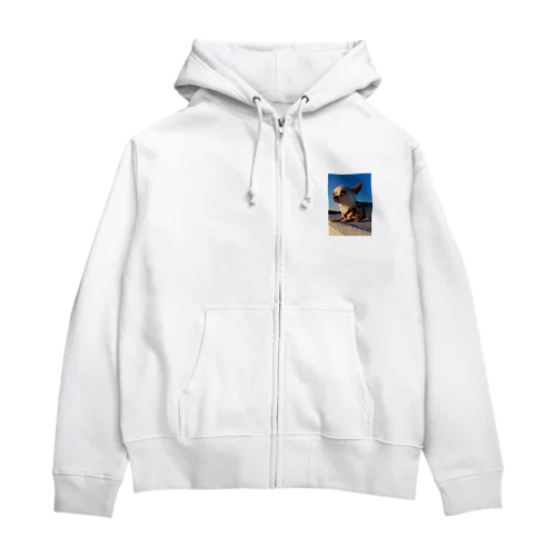 海辺のうめこ１ Zip Hoodie