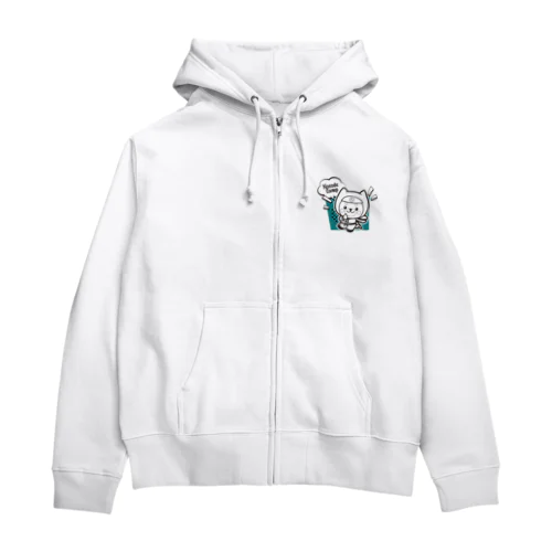 バイカラーにんじゃ君 Zip Hoodie