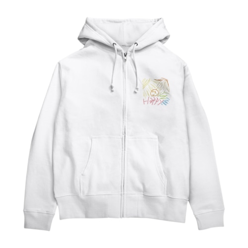 溢れ出るハッピー！！ Zip Hoodie