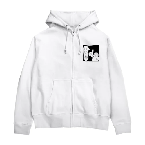 同意してくれる Zip Hoodie