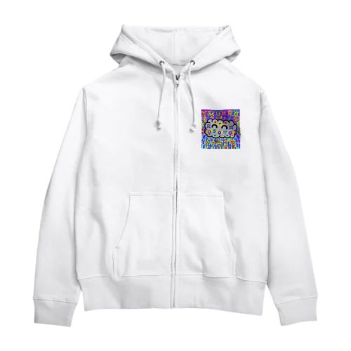 雨雲くん Zip Hoodie