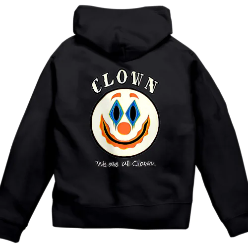 CLOWN ジップパーカー