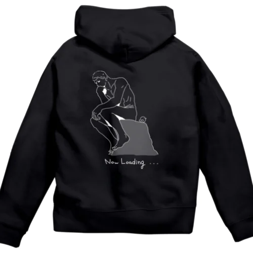 nowloadingの人 Zip Hoodie