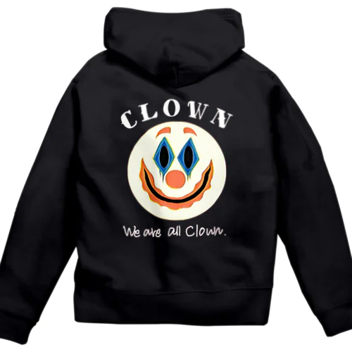 CLOWN ジップパーカー