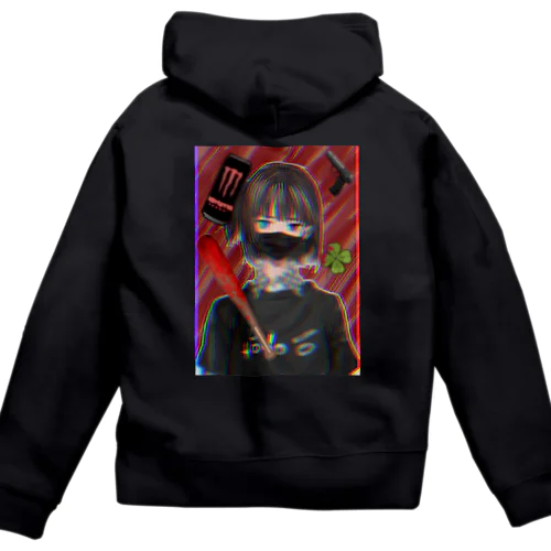 小5不登校の娘の絵 Zip Hoodie