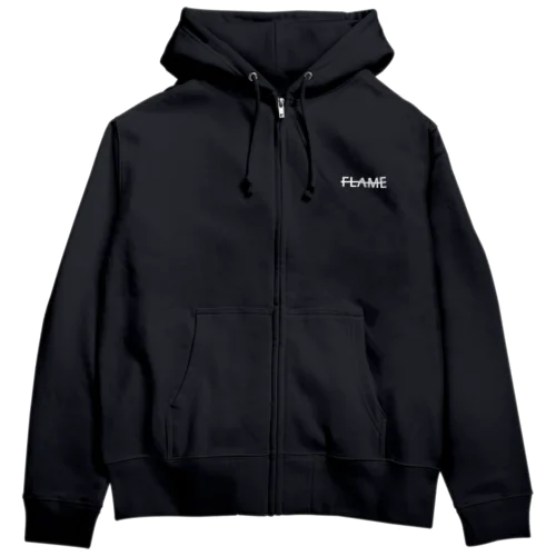 FLAME LOGO ZIP UP HOODIE ジップパーカー