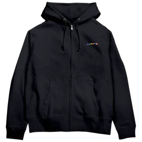 corona?　英文字シリーズ Zip Hoodie