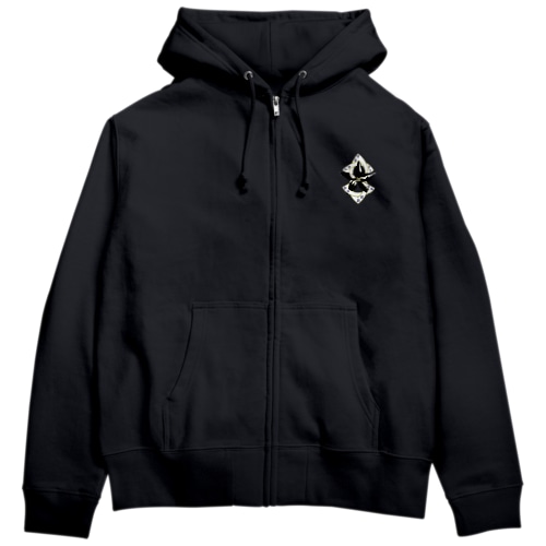 螺旋桔梗 Zip Hoodie