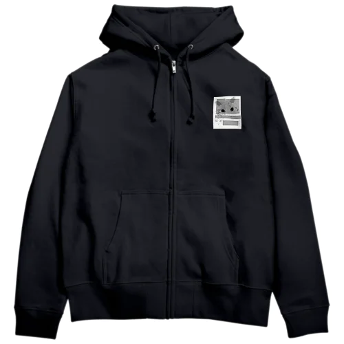 猫ジップパーカー Zip Hoodie