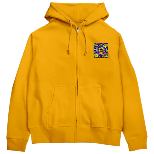 HAPPY HALLOWEEN TRICK OR TREAT Zip Hoodie