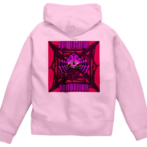 8-EYES PINKSPIDER Zip Hoodie