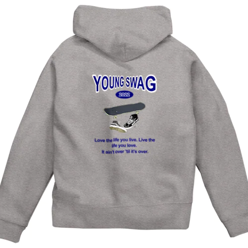 YOUNG SWAGｰUp to youｰ ジップパーカー