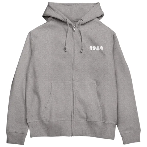 1984くろ Zip Hoodie