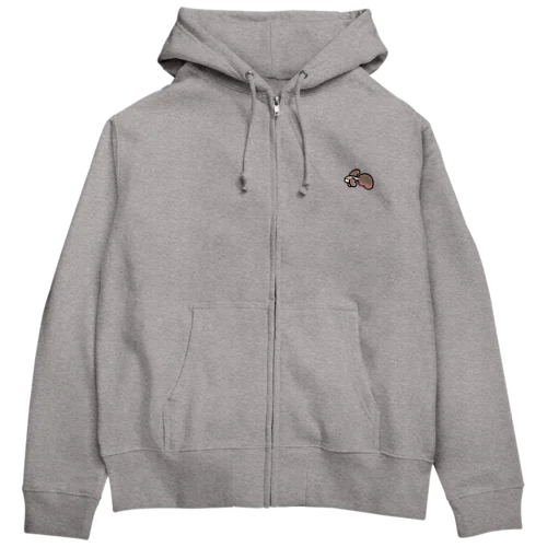 じみなベタ Zip Hoodie