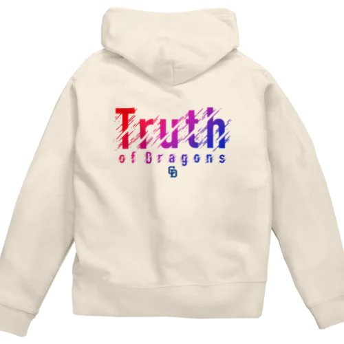 【値下げ】Truth of Dragons2022 ロゴグッズ ジップパーカー