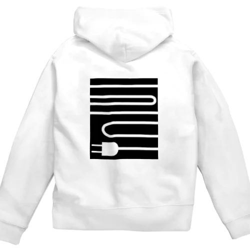 充電 Zip Hoodie