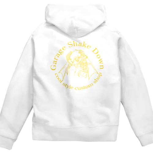 鬼っ子　イエロー文字 Zip Hoodie