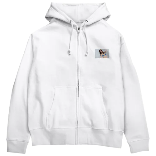 犬まゆみ Zip Hoodie