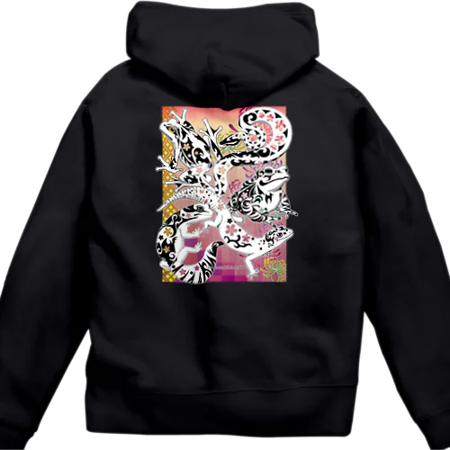 桜トライバルspecial集合 Zip Hoodie