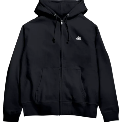 蓮の華 Zip Hoodie